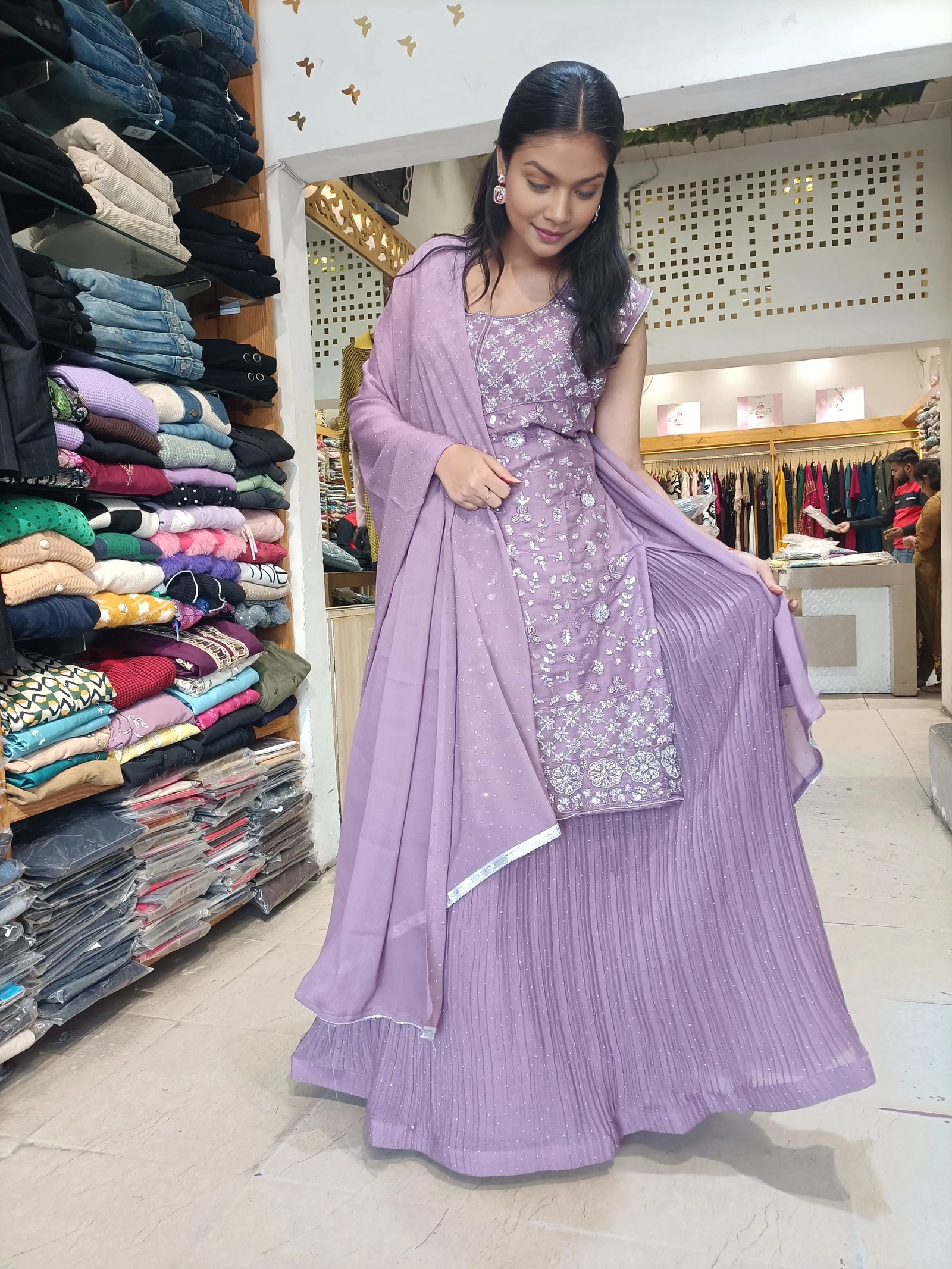 Ramzan Special Party wear Sharara suit [Design no 3486]